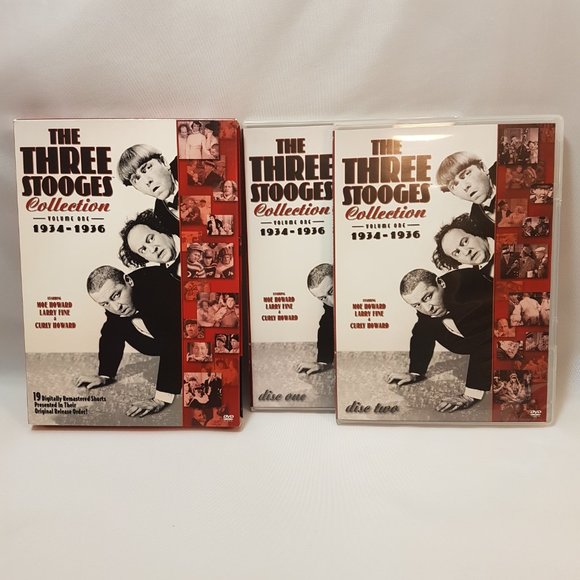 The Three Stooges Collection Volume One 1934-1936 DVD Box Set 19 Movie Shorts - Picture 6 of 7